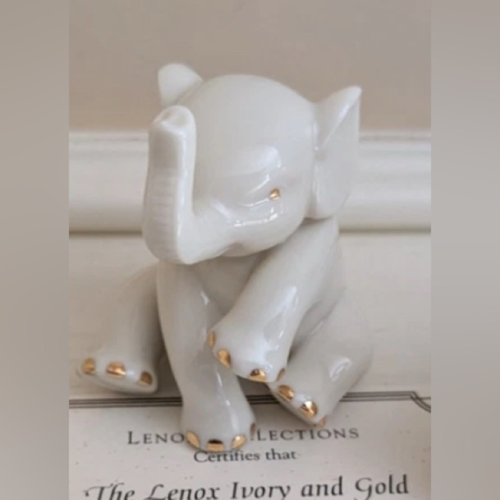 BUNDLE OF 4 Lenox Elephant Figurine - Picture 6 of 6